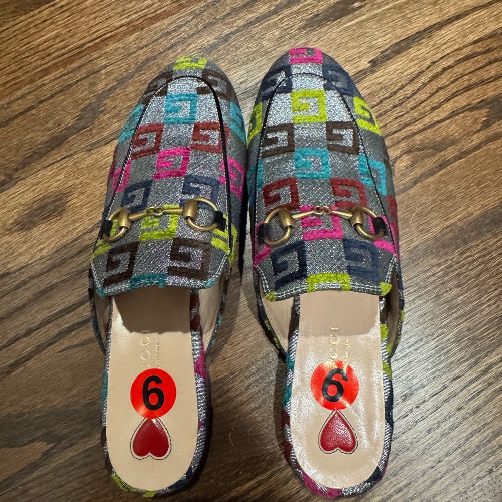 Gucci Multicolor Artistic Flats